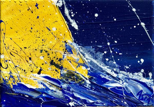 - Acrylic on Canvas, Painting by Annabel Menheneott, measuring 12 x 18 cm (H x W) framed at 16 x 21 cm £275